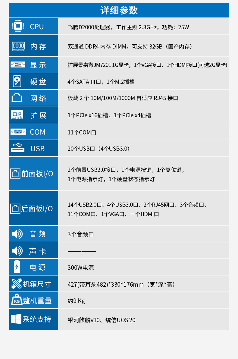 國產化浙江工控機|銀河麒麟v10系統工業電腦|DT-S4010MB-SD2000MB.jpg
