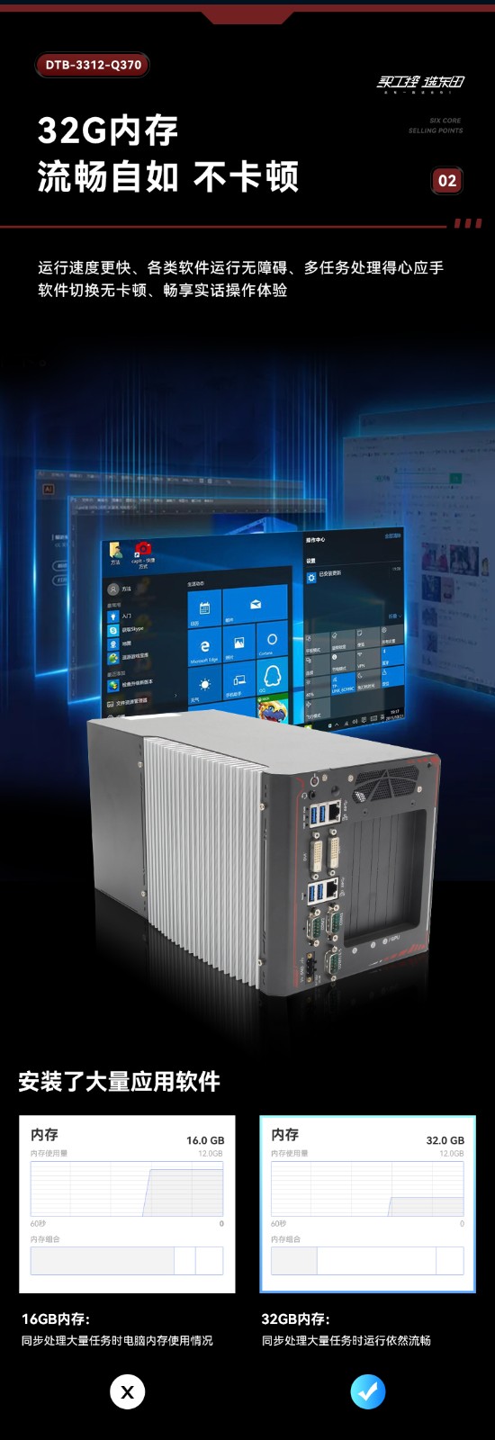 邊緣計算工業電腦,酷睿8代上海工控機,DTB-3312-Q370.jpg