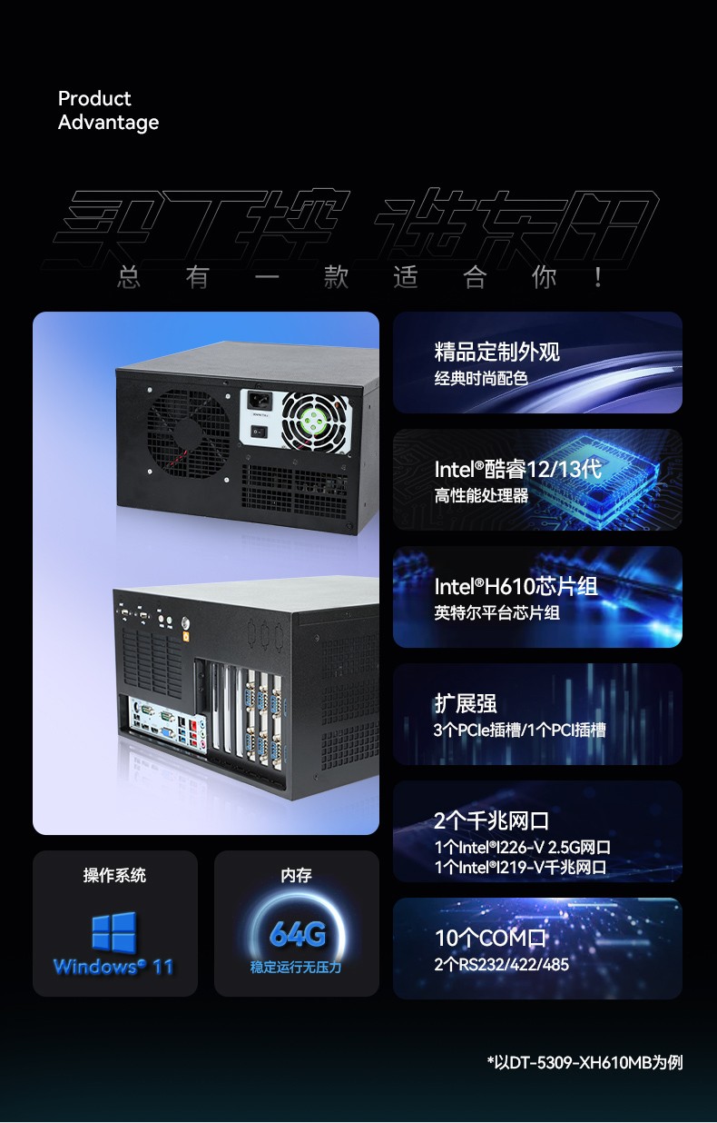 壁掛式浙江工控機,13個USB主機電腦,DT-5309-JH610MB1.jpg