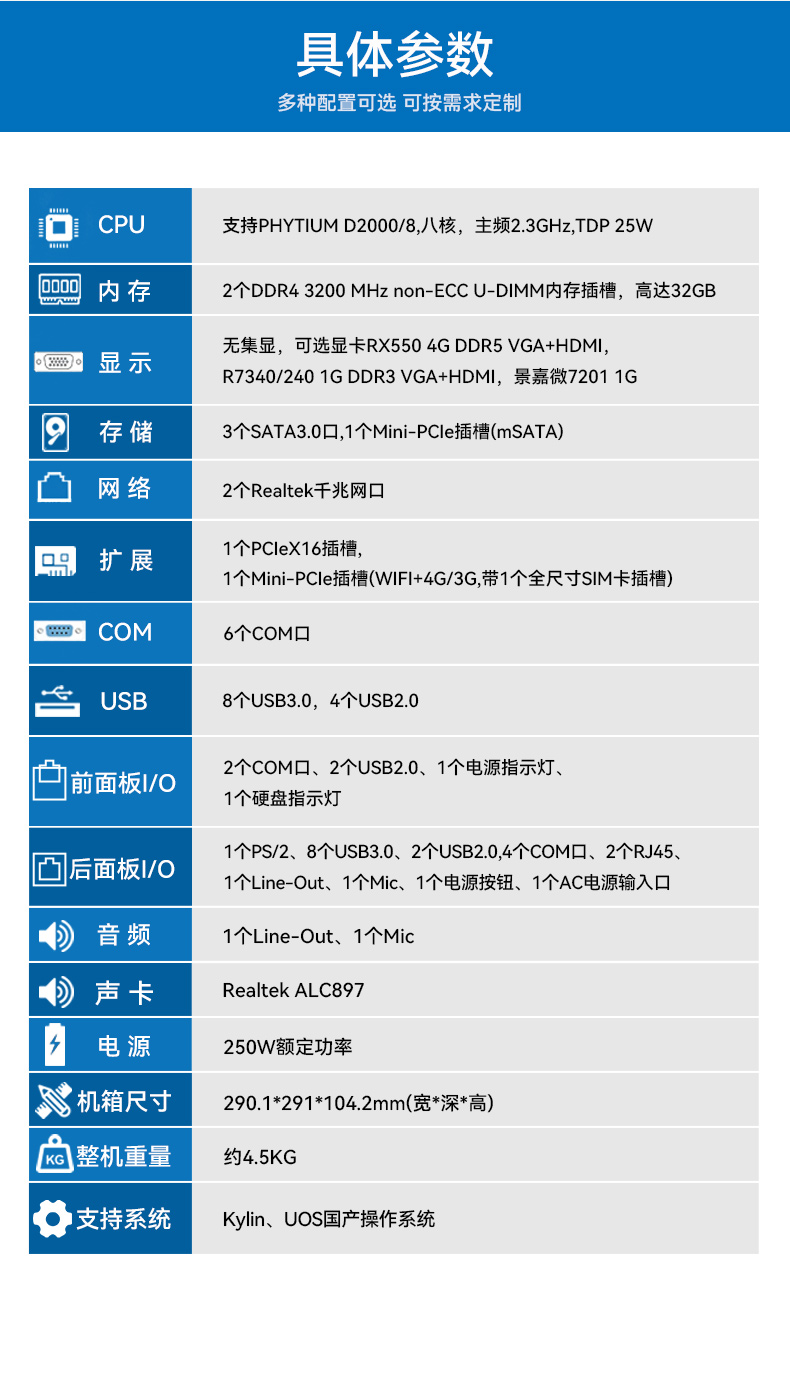 國產飛騰桌面式石家莊工控機,搭載Kylin UOS國產系統,DTB-2102L-BD2KMC.jpg